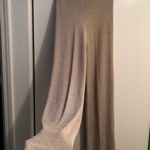 Bronze Polyester casual pant suit
